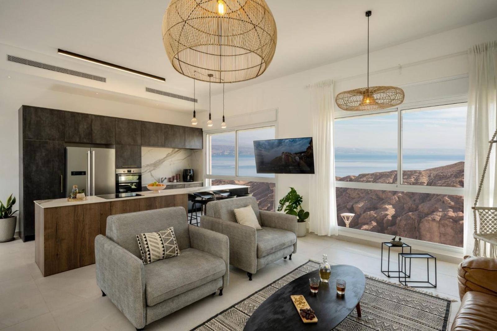Mountain And Sea View - Penthouse With Private Pool Apartamento Eilat Exterior foto